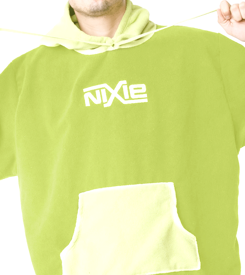 Nixie Lime Poncho-Towel